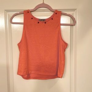 Charlotte Russe coral crop top